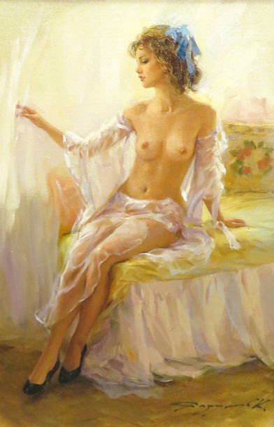 Constantin RAZOUMOV (né en 1974). Jeune femme...