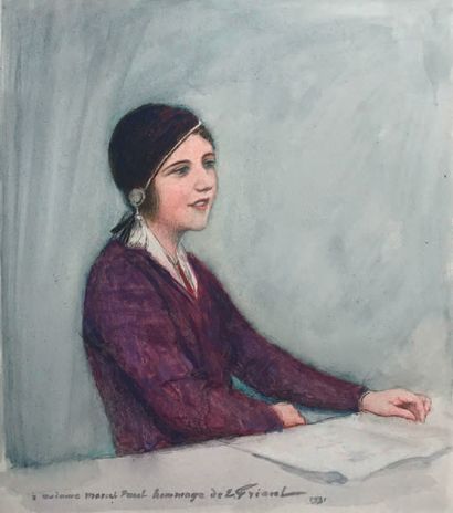 Émile FRIANT (1863-1932)

Elégante au chapeau...