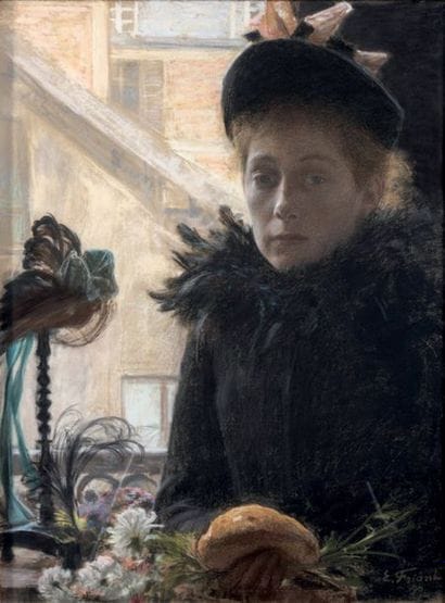 Émile FRIANT (1863-1932)

La modiste
Pastel
Signé...