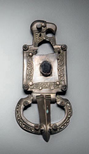 Plaque-boucle de ceinture quadrangulaire...