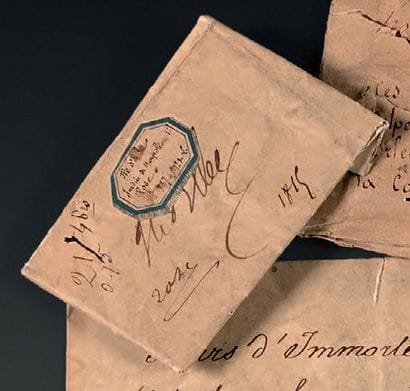 Rose
Papier manuscrit plié contenant une...