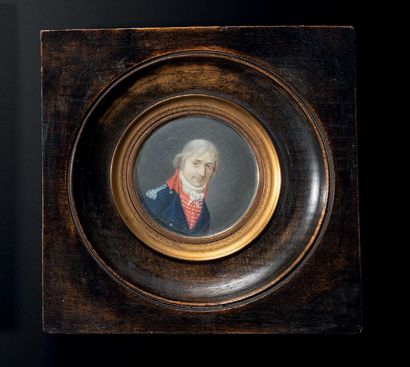 École française vers 1798/1800 Portrait d'un...