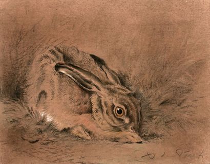 Xavier de PORET (Dinan 1897 - 1975)

Lièvre...