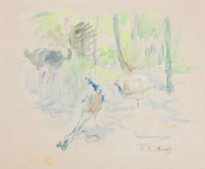Berthe MORISOT (1841-1895)

Autruches et...