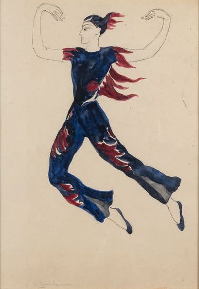 Natalia GONTCHAROVA, (1881-1962) attribué...