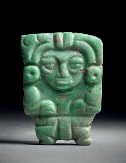 ANTHROPOMORPHIC PENDANT WITH ENGRAVED DECORATION...