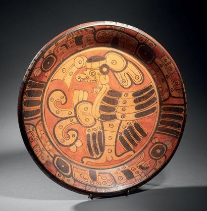 MUAN MYTHIC MYTHIC BIRD DECORATED FLAT Mayan...