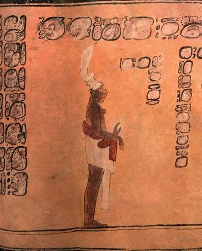 VASE DECORATED WITH TWO FIGURES AND A SEQUENCE...