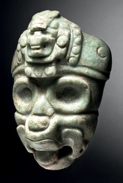 PENDENTIAL MASK Izapa Culture, Mexico-Guatemala...