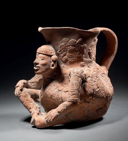 ANTHROPOMORPHICAL PICHET Aztec culture, central...