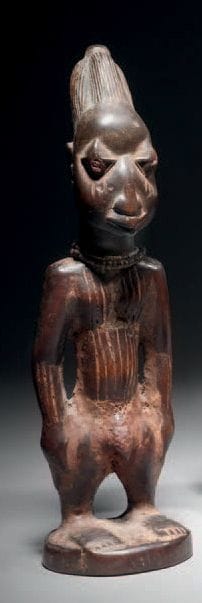 STATUETTE IBEJI YOROUBA, NIGERIA
Hard wood...