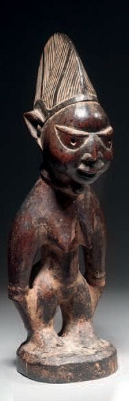 STATUETTE IBEJI YOROUBA, NIGERIA
Wood with...