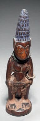 STATUETTE IBEJI YOROUBA, NIGERIA
Wood with...