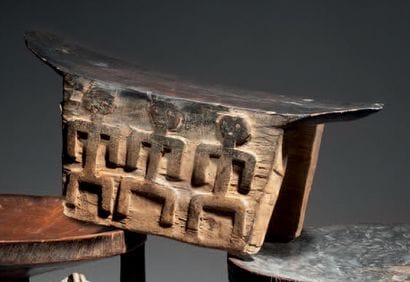 NAMJI SEAT, CAMEROON
Wood with a shiny black...