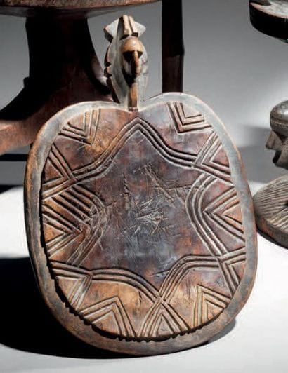 TABOURET BOZO, BAMBARA, MALI
Wood with a...