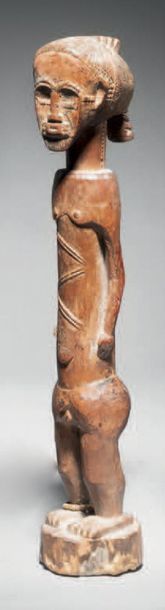 STATUETTE AGNI, CÔTE D'IVOIRE
Bois à patine...