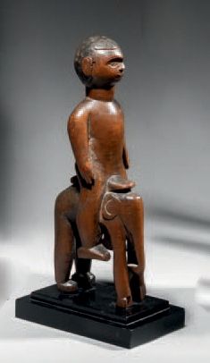 STATUETTE ZULU, AFRIQUE DU SUD (?)
Bois à...