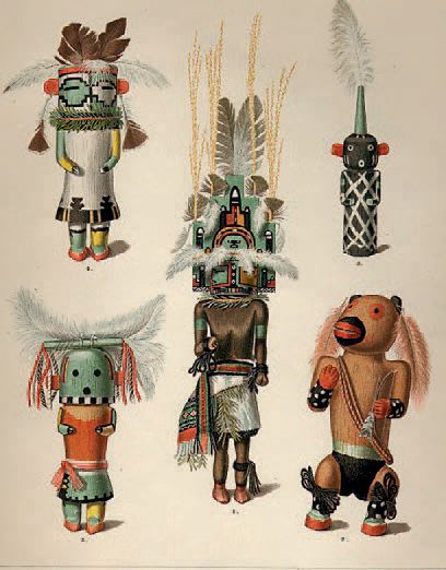 KATSINA HEMIS
KACHINA DU NOUVEAU MAÏS
Hopi,...