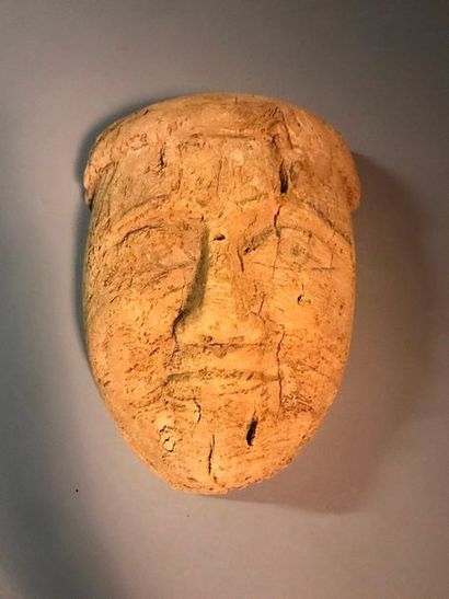 MASQUE DE SARCOPHAGE
Bois
Égypte, Basse Époque...