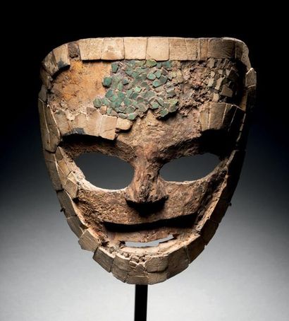 IMPORTANT MASQUE FUNÉRAIRE
CULTURE MIXTÈQUE,...