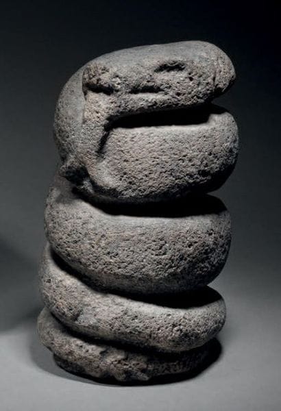 SERPENT LOVÉ
CULTURE AZTÈQUE, VALLÉE DE MEXICO,...