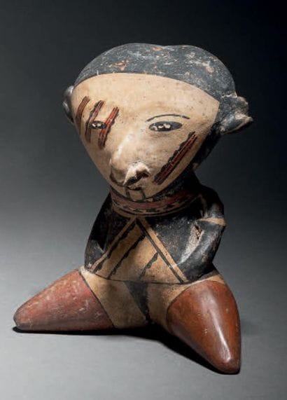 FEMME ASSISE
CULTURE NAYARIT,
DE TYPE CHINESCO,...
