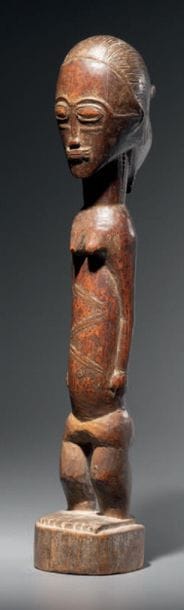 STATUETTE BLOLO BLA, BAOULE, CÔTE D'IVOIRE
Wood...