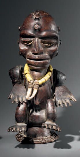 *DANCE CIMIER, FIGURE OF ANCESTOR N'CHIVIE,...