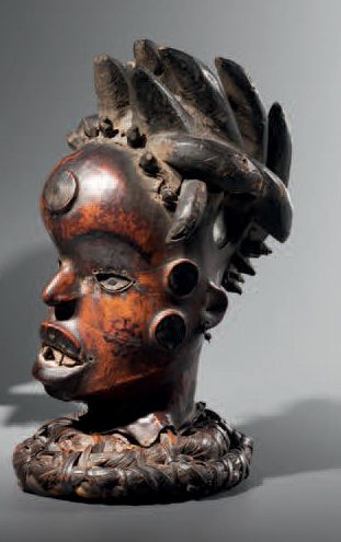 *DANCE CREST, EKOI, NIGERIA
Late 19th-early...