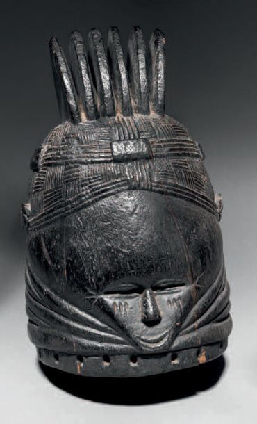 MASQUE HEAUME SOWEI MENDE, SIERRA LEONE
Wood...