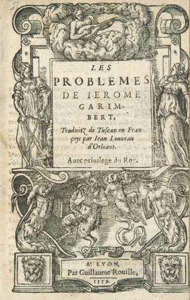 GARIMBERT (Jérôme)
Les Problèmes. Traduitz...