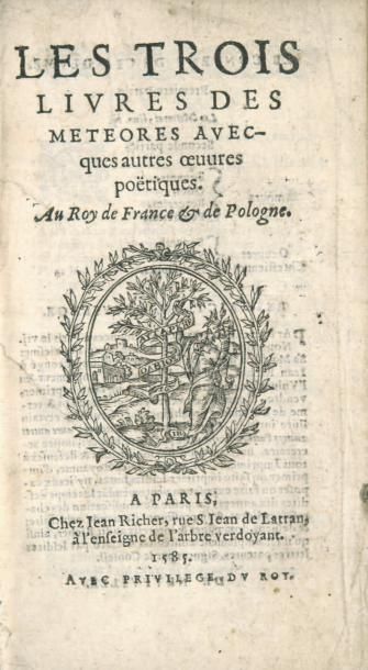 [HABERT (Isaac)]
Les Trois livres des meteores...