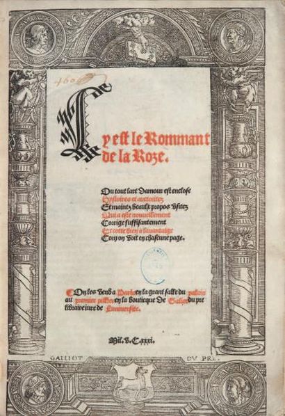 LORRIS (Guillaume de) et Jean de MEUN
Cy...