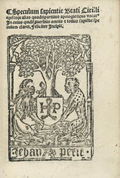 EXEMPLA SACRE SCRIPTURE. Jehan Barbier, pour...