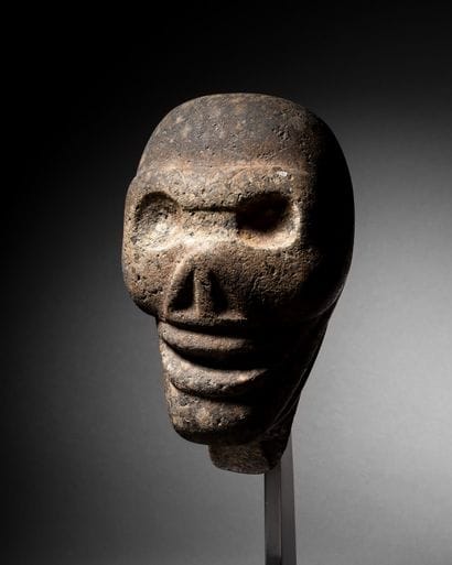 
? CRÂNE CULTURE TAÏNO, SAINT DOMINGUE 1000-1500...