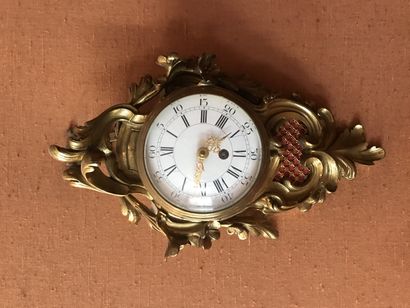 Small cartel of gilt bronze wall lamp in...