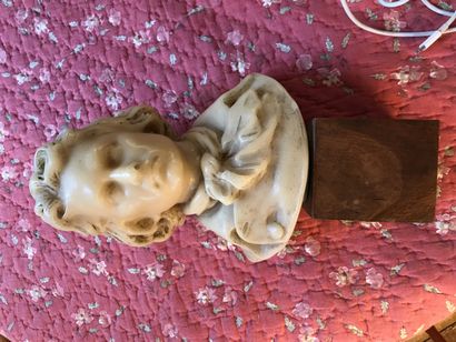 Wax bust
Portrait of a man with medium-long...