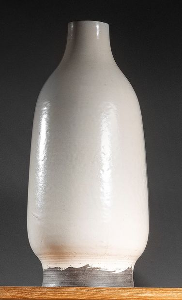 KERAMOS
Large stoneware lamp stand with ovoid...