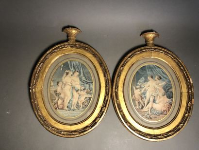 Pair of colour prints
The bath
In beautiful...