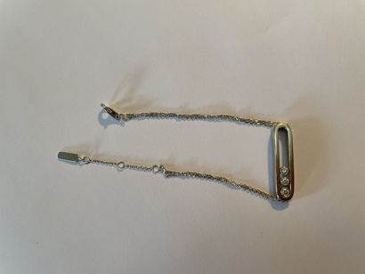 Messika, mauve bracelet in white gold 750...