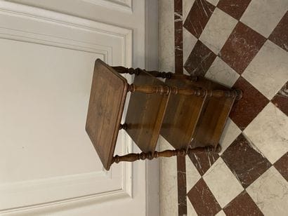 Dumb walnut servant with four trays.
Napoleon...
