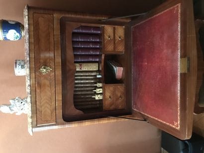 Veneer secretary with flap
Late 19th century...
