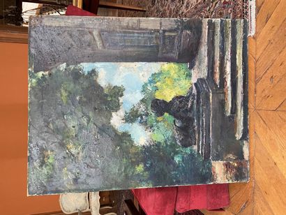 Ecole Moderne

Architectural landscape
Oil...