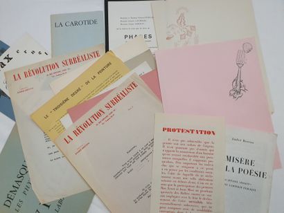 Lot of surrealist and other documents and...