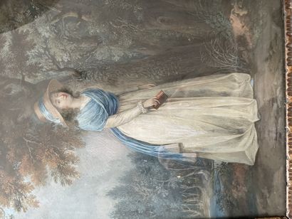 Dans le goût de Louis-Léopold BOILLY
Portrait...