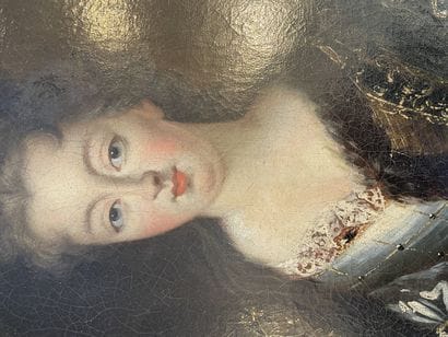 Ecole française du XVIIIème.

Oil on oval...