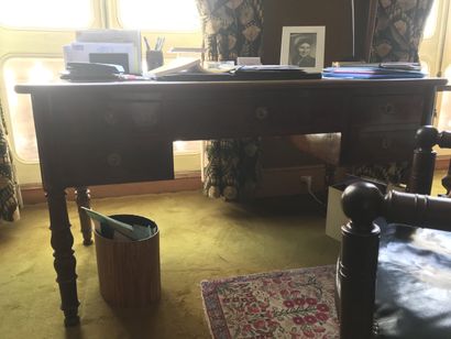 Flat desk in natural wood
XIXth