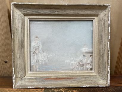 Ecole Moderne

Beach scene
Pastel
Signed...