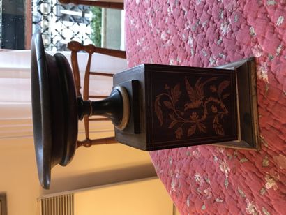 Tazza cups
On an inlaid quadrangular base
19th...