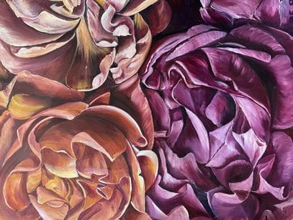 Ecole Moderne
Flowers
Oil on canvas, signed...